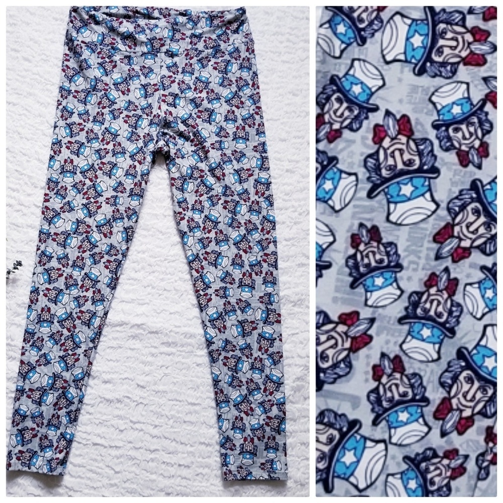 LulaRoe Classic Uncle Sam Leggings